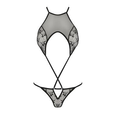 Ажурне боді Passion AZALIA BODY black S/M