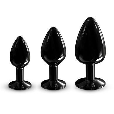Анальна страза Dorcel Diamond Plug BLACK S (2,7 см) - фото