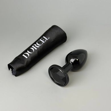 Анальна страза Dorcel Diamond Plug BLACK S (2,7 см) - фото