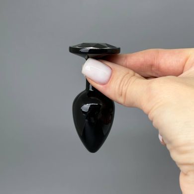 Анальна страза Dorcel Diamond Plug BLACK S (2,7 см) - фото