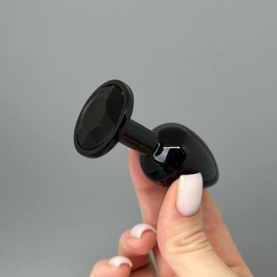 Анальна страза Dorcel Diamond Plug BLACK S (2,7 см) - фото