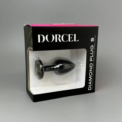 Анальна страза Dorcel Diamond Plug BLACK S (2,7 см) - фото