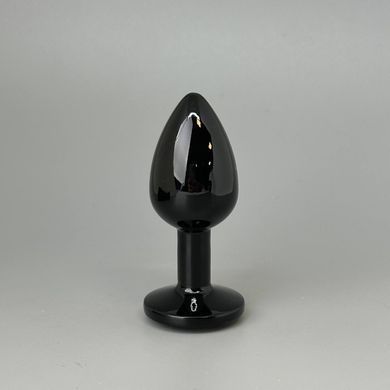 Анальна страза Dorcel Diamond Plug BLACK S (2,7 см) - фото