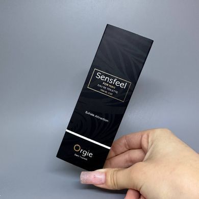 Туалетна вода з феромонами чоловіча з афродизіаком Orgie SENSFEEL&nbsp;10 мл - фото