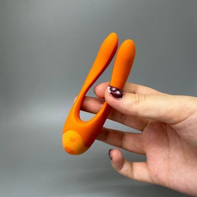 Satisfyer Candy Cane вібратор на палець Orange - фото