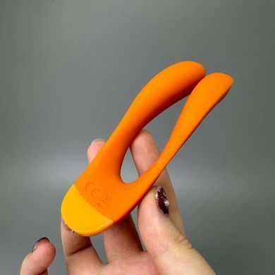 Satisfyer Candy Cane вібратор на палець Orange - фото