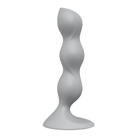 Анальная пробка-бусы Satisfyer Triple Ball-R Grey серые - фото