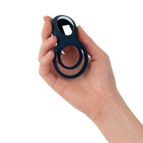 Ерекційне віброкільце Boners Vibrating Double Cock Ring - фото