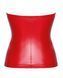 Корсет Noir Handmade F355 Red powerwetlook corset S