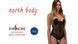 Боді з відкритими грудьми NORTH BODY black Passion Exclusive L/XL