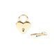 Замочок Liebe Seele Heart Shape Padlock Gold (2 шт)