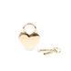 Замочок Liebe Seele Heart Shape Padlock Gold (2 шт)