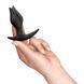 Анальная пробка для секса Fun Factory Bootie Fem Black 2,9 см черная - фото товара