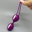 Вагинальные шарики Fun Factory Smartballs Duo фиолетовые - фото