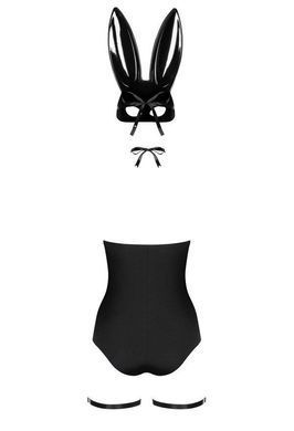 Костюм зайчика чорний Obsessive Bunny L/XL