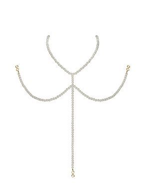 Прикраса для грудей Obsessive A757 necklace pearl