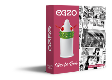 Презерватив з вусиками EGZO Uncle Bob (1 шт) - фото