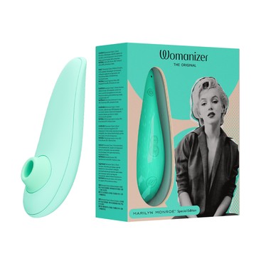 Womanizer Marilyn Monroe Mint - вакуумний кліторальний стимулятор - фото