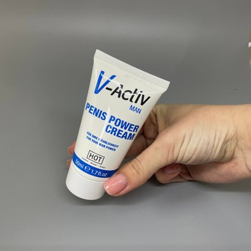 Крем стимулюючий для чоловіків HOT V-ACTIV (50 мл) - фото