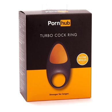 Эрекционное виброкольцо Pornhub Turbo Cock Ring (мятая упаковка) - фото