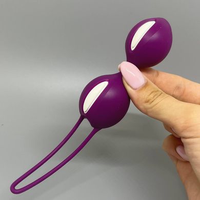 Вагінальні кульки Fun Factory Smartballs Duo фіолетові - фото