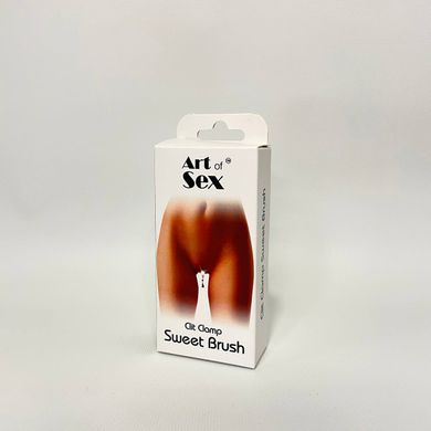 Затискач для клітора Art of Sex - Clit Clamp Sweet Brush - фото