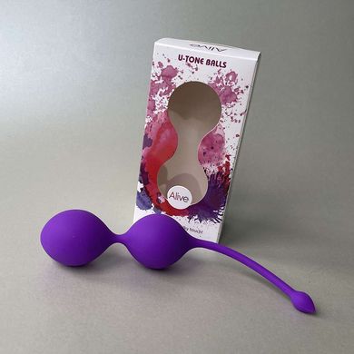 Alive U-Tone Balls - вагинальные шарики фиолетовые - фото