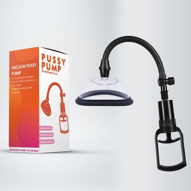 Вакуумна помпа для вульви Men Powerup Pussy Pump Premium Fun розмір L (13 см)