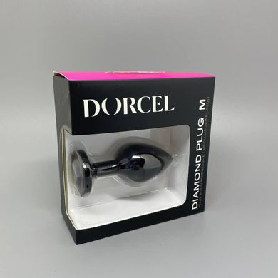 Анальна страза Dorcel Diamond Plug black M (3,4 см) - фото