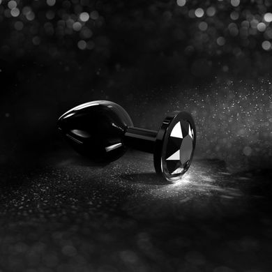 Анальная страза Dorcel Diamond Plug black M (3,4 см) - фото