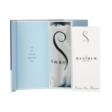 Вибропуля Swan Maximum + Comfy Cuff Blue - фото