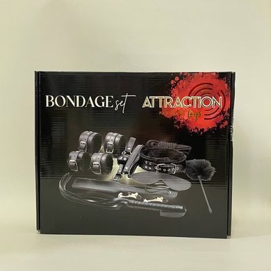 Набір БДСМ аксесуарів MAI Bondage Set (11 предметів) (пом'ята упаковка) - фото