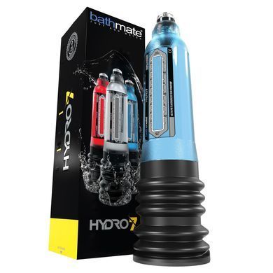 Гидропомпа Bathmate Hydro 7 для увеличения пениса голубая - фото