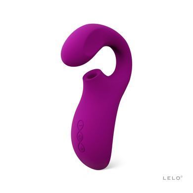 LELO Enigma Cruise Deep Rose - вакуумний вібратор фіолетовий - фото