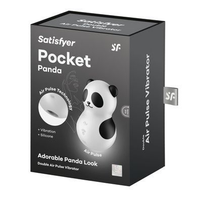 Satisfyer Pocket Panda - вакуумний кліторальний вібратор - фото