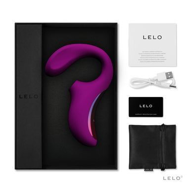 LELO Enigma Cruise Deep Rose - вакуумний вібратор фіолетовий - фото