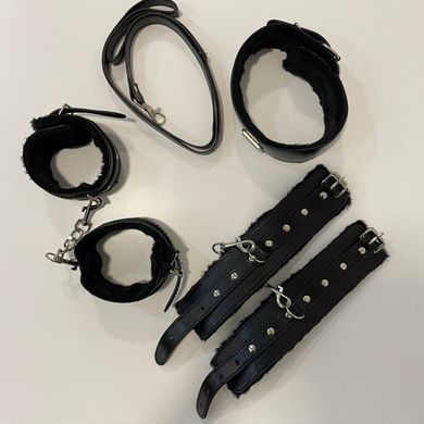 Набір БДСМ аксесуарів MAI Bondage Set (11 предметів) (пом'ята упаковка) - фото