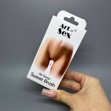 Затискач для клітора Art of Sex - Clit Clamp Sweet Brush - фото
