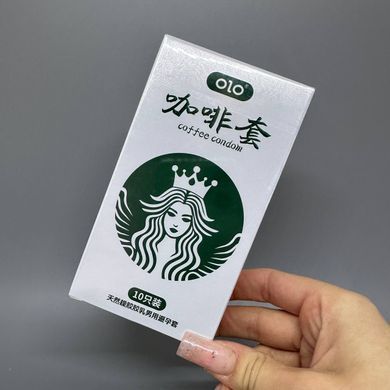 Презерватив пролонгуючий ультратонкий з ароматом кави Olo Coffee 1 шт - фото
