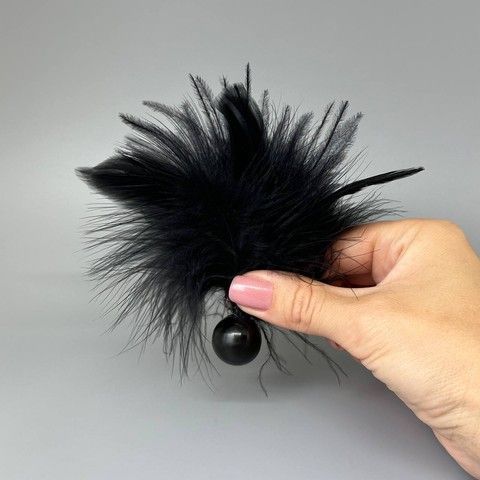 Лоскоталка Intimka tickler чорна