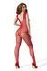 Бодістокінг-сітка Passion BS103 One Size червоний - фото товару