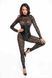 Бодістокінг Noir Handmade F299 Enigma lace catsuit with underbust bodice S