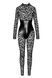 Бодістокінг Noir Handmade F299 Enigma lace catsuit with underbust bodice S