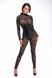 Бодістокінг Noir Handmade F299 Enigma lace catsuit with underbust bodice S
