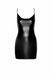 Сукня Noir Handmade F307 Mirage wetlook mini dress with jewelry rhinestone chain S