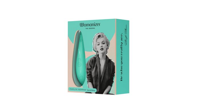 Womanizer Marilyn Monroe Mint - вакуумный стимулятор клитора - фото