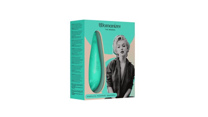 Womanizer Marilyn Monroe Mint - вакуумный стимулятор клитора - фото