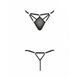 Трусики из стреп Passion MEGGY THONG black L/XL