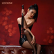 Флоггер LOCKINK SEVANDA Red & Black Braided Tail Flogger - фото товара