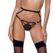Трусики из стреп Passion MEGGY THONG black L/XL